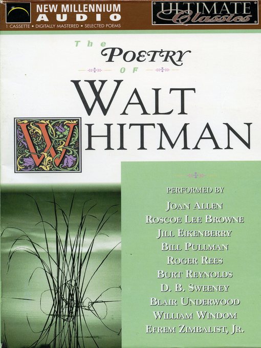 Title details for The Poetry of Walt Whitman by Walt Whitman - Wait list